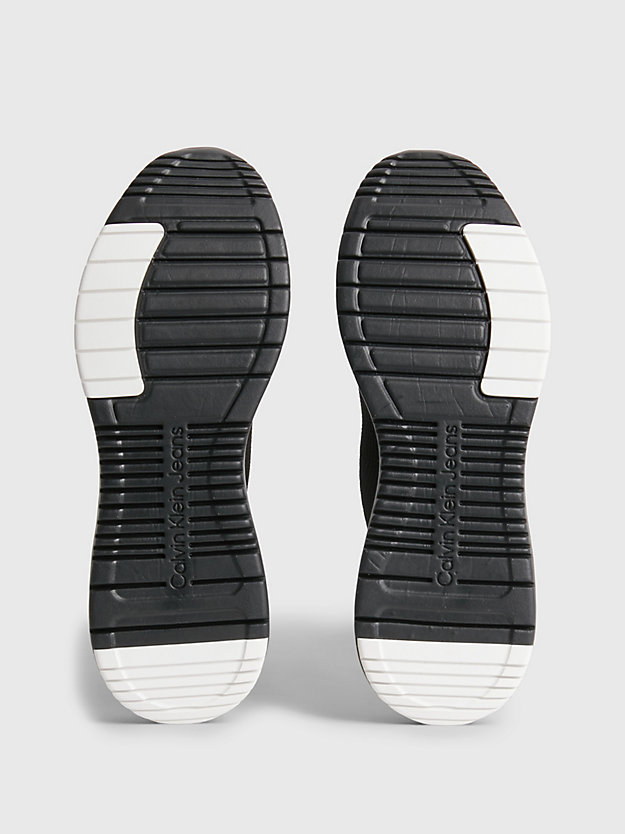 black buty sportowe za kostkę z materiałów z recyklingu dla kobiety - calvin klein jeans