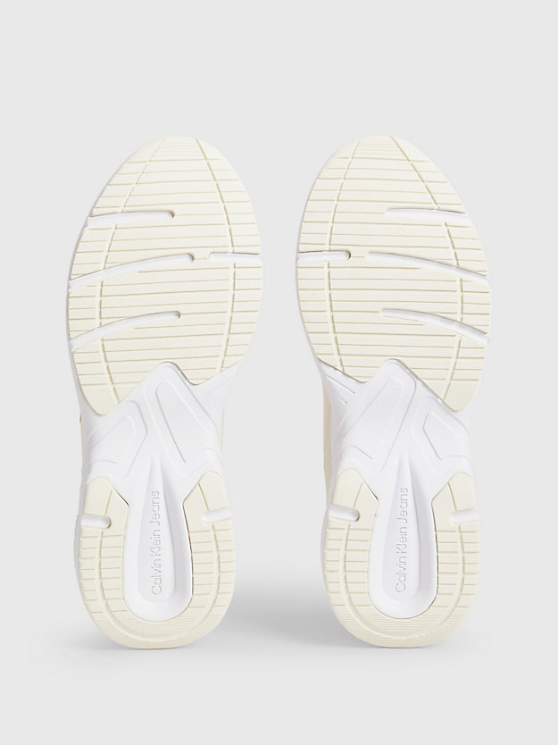 PEACH BLUSH/CREAMY WHITE Sneakers aus recyceltem Mesh für Damen CALVIN KLEIN JEANS