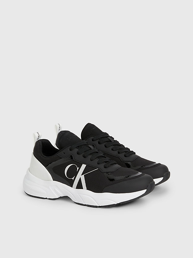 BLACK Recycled Mesh Trainers for women CALVIN KLEIN JEANS