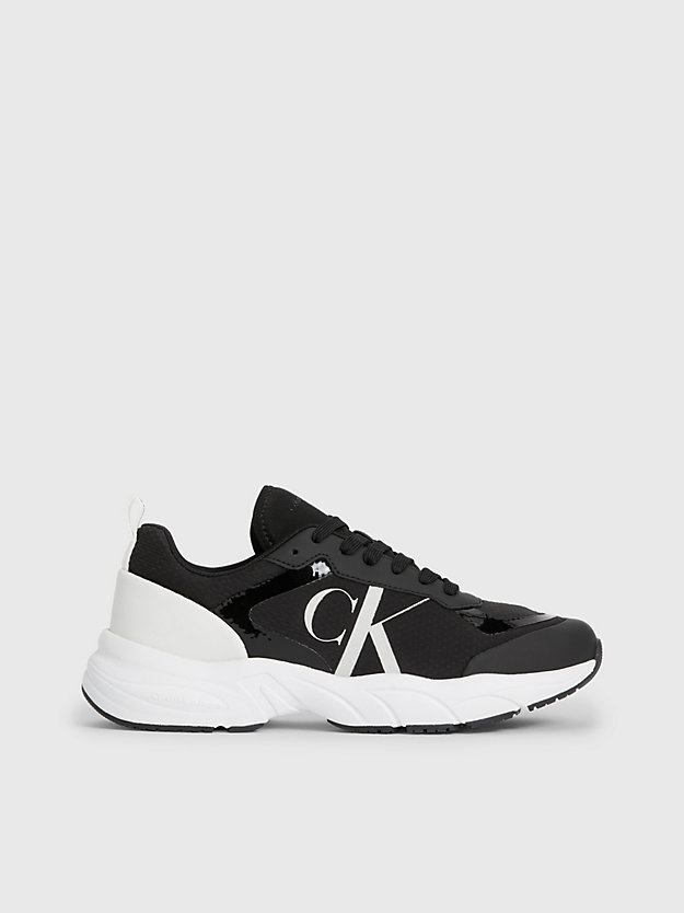 black recycled mesh trainers for women calvin klein jeans