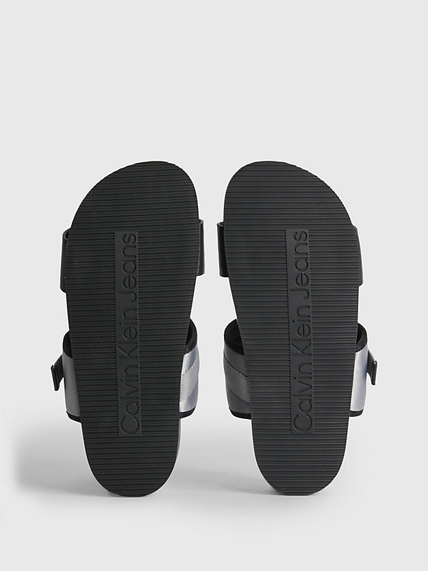 BLACK / OVERCAST GREY Gerecyclede sandalen voor dames CALVIN KLEIN JEANS
