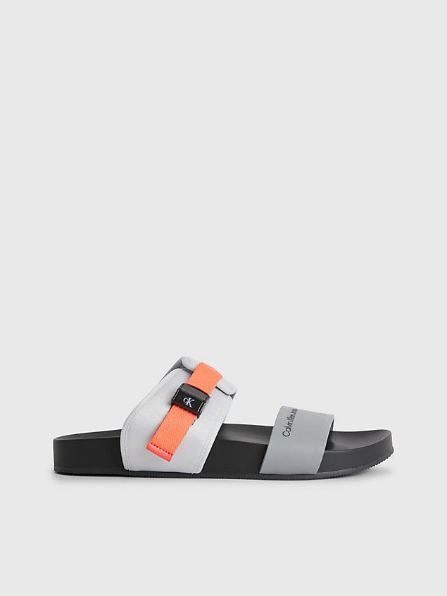 grey recycled sandals for women calvin klein jeans