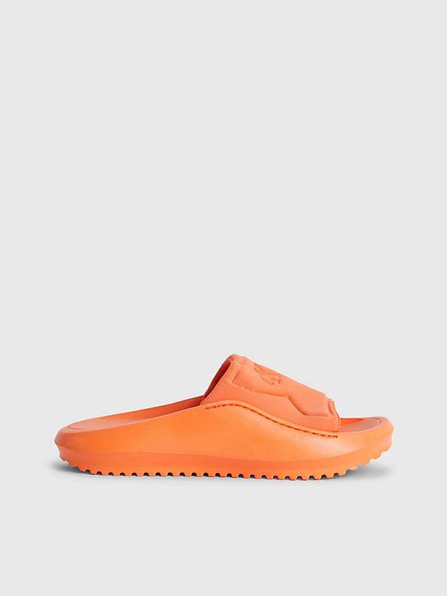orange recycelte hybrid-slippers für damen - calvin klein jeans