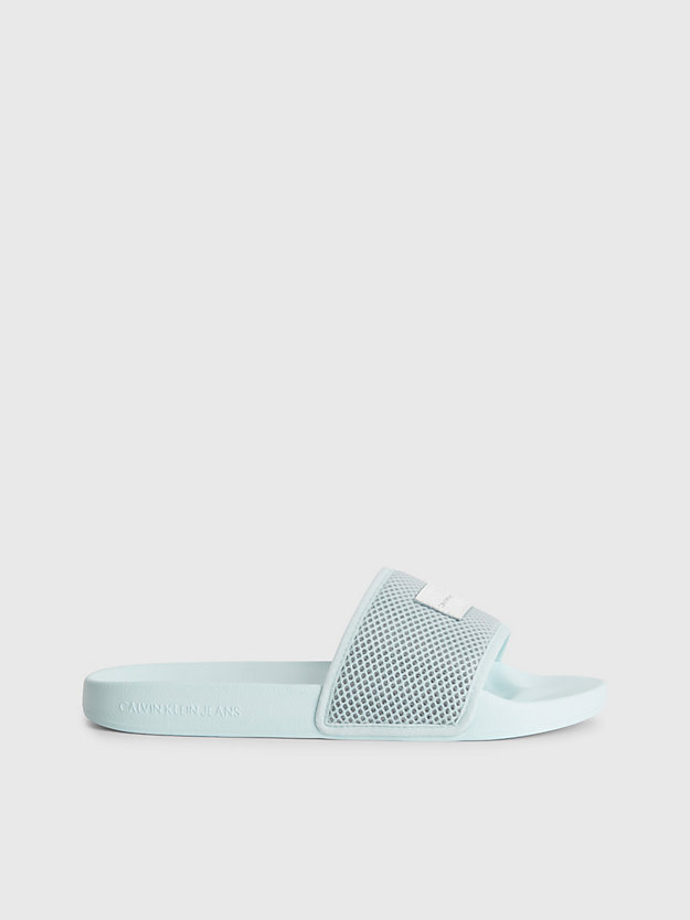 SPROUT GREEN Recycled Mesh Sliders for women CALVIN KLEIN JEANS