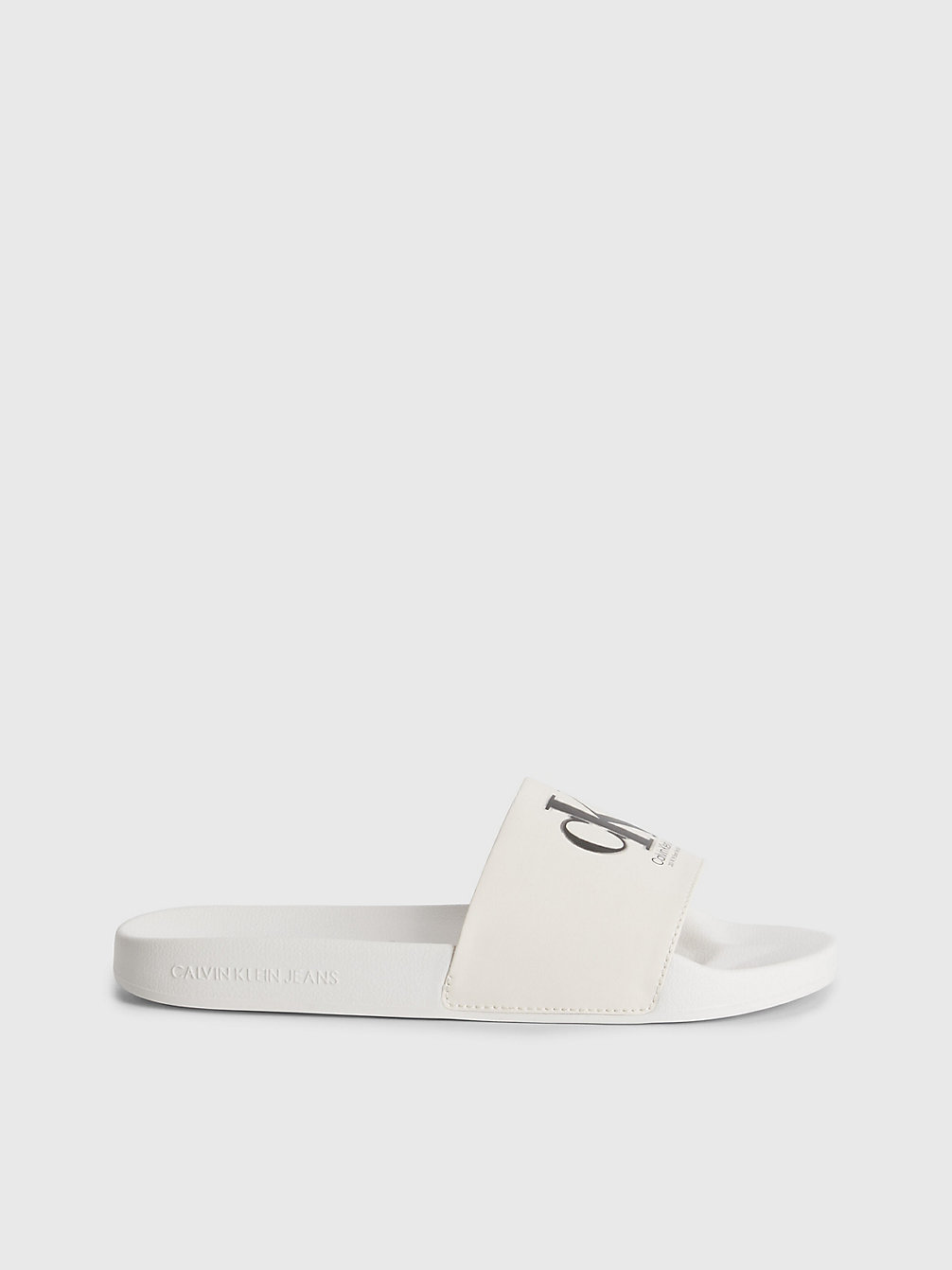 ANCIENT WHITE Logo-Slippers undefined Damen Calvin Klein