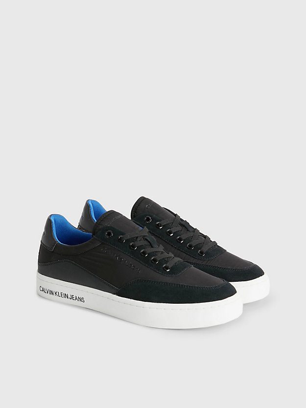 black/imperial blu recycled trainers for women calvin klein jeans