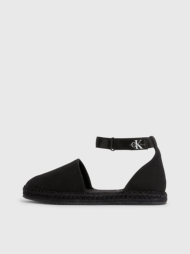 BLACK Recycled Canvas Espadrille for women CALVIN KLEIN JEANS