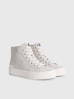 Recycled High-Top Platform Trainers