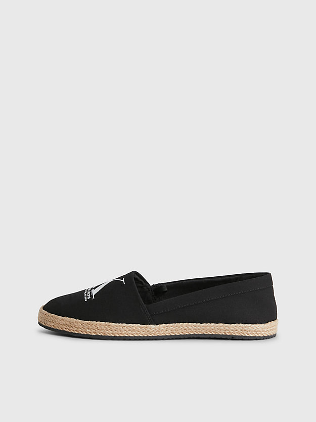 BLACK Recycled Canvas Espadrilles for women CALVIN KLEIN JEANS
