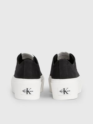 Calvin klein black & white jeans zolah canvas shop trainers