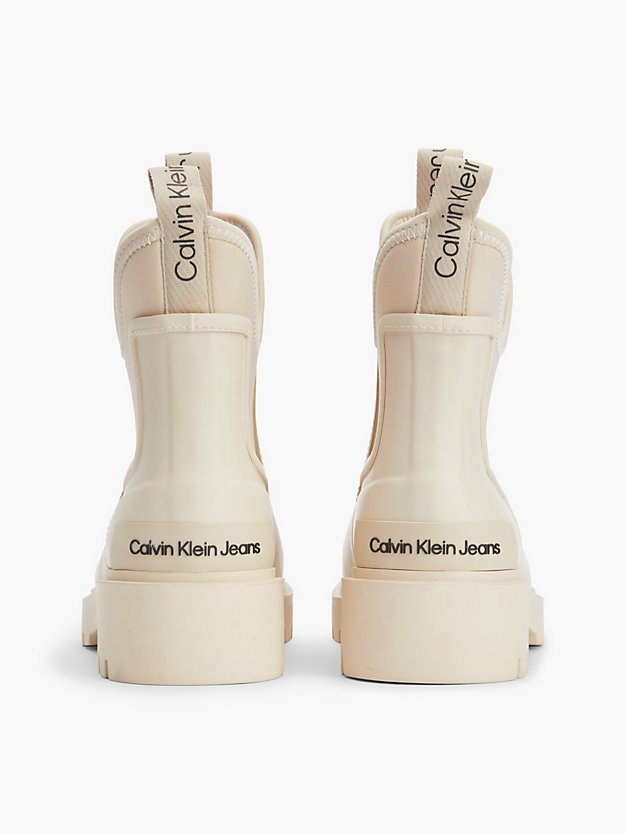 EGGSHELL Chelsea Rain Boots for women CALVIN KLEIN JEANS