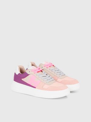 Calvin klein hotsell pink trainers