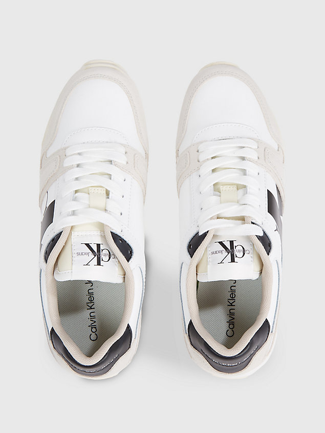 white suede trainers for women calvin klein jeans