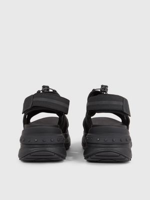 Black calvin klein outlet sandals