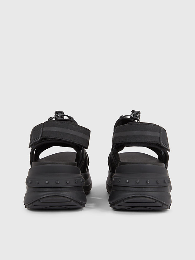 TRIPLE BLACK Hybrid-Sandalen aus recyceltem Material für Damen CALVIN KLEIN JEANS