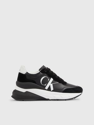 Chunky Sneakers aus Leder Calvin Klein YW0YW01099BEH