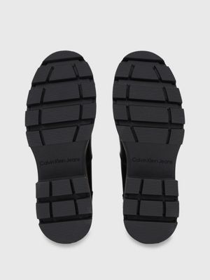 Calvin klein rubber clearance sole boots