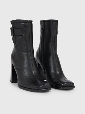 Calvin klein devlin hot sale box leather boots