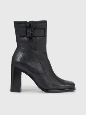 Leather Heeled Boots Calvin Klein® | YW0YW011140GT