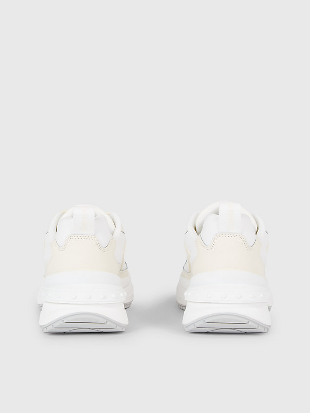 white mesh chunky sneakers voor dames - calvin klein jeans