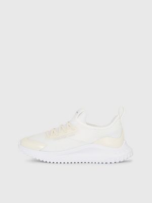 White store mesh trainers