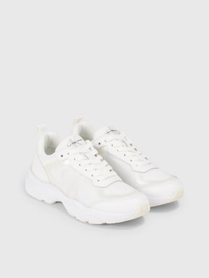 Calvin klein white trainers on sale womens