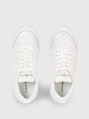 Calvin klein sale white trainers