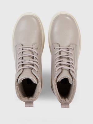 calvin klein patent leather boots