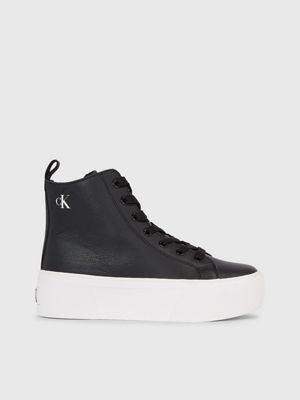 Calvin klein best sale high top trainers