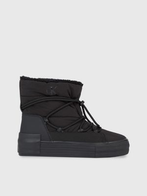 quilted snow boots