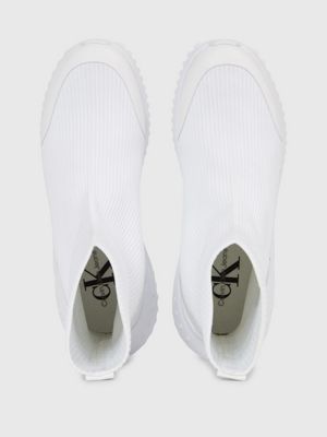 Adidas white cheap sock trainers