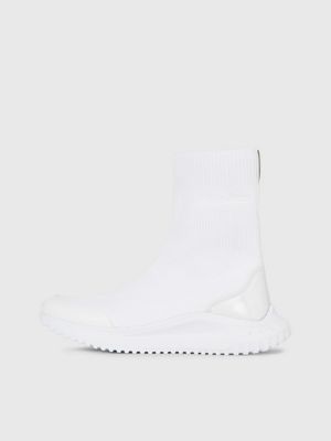 White sock hot sale trainers womens