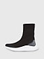 black/bright white high top sock-sneakers für damen - calvin klein jeans