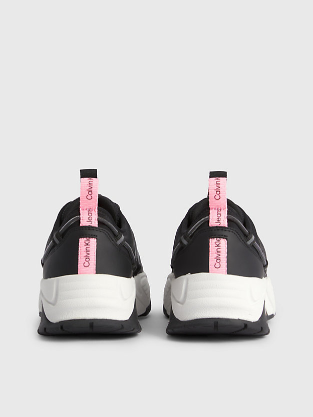 black/cotton candy vibram® chunky sneakers voor dames - calvin klein jeans
