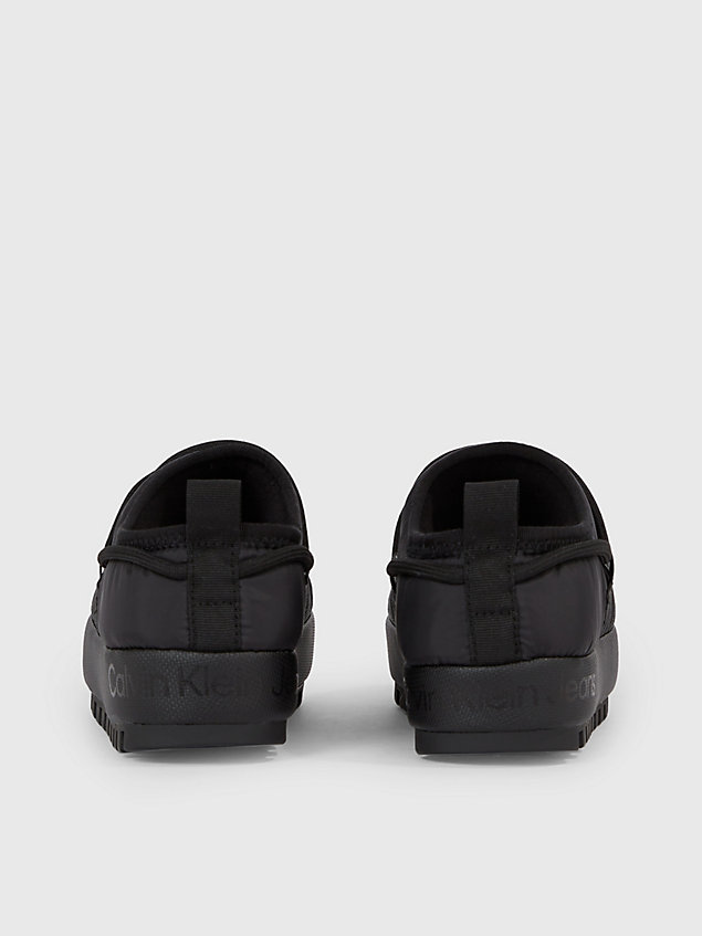 black plateau-slipper für damen - calvin klein jeans