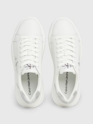 Calvin klein deals womens trainers white