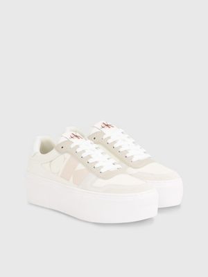 Calvin klein hot sale platform trainers