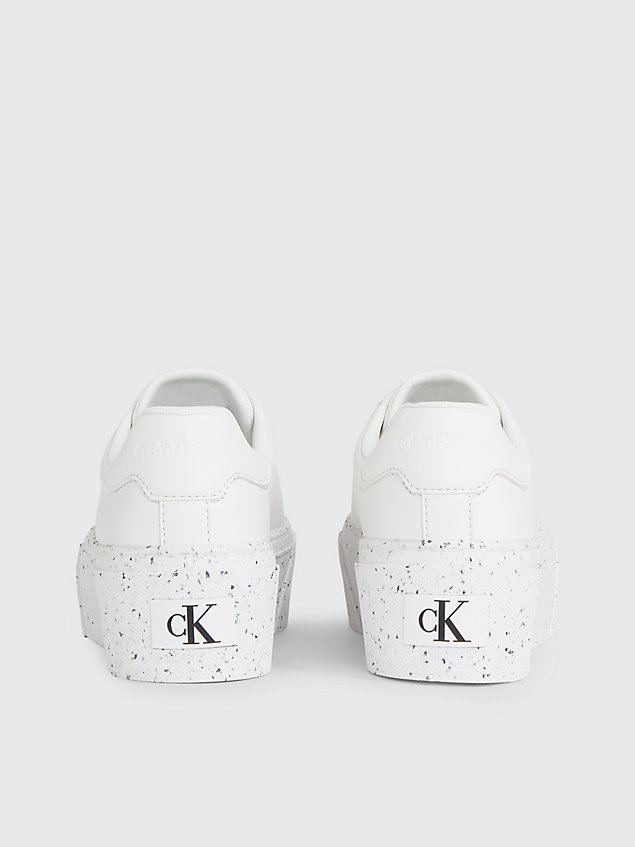 white plateausneakers voor dames - calvin klein jeans