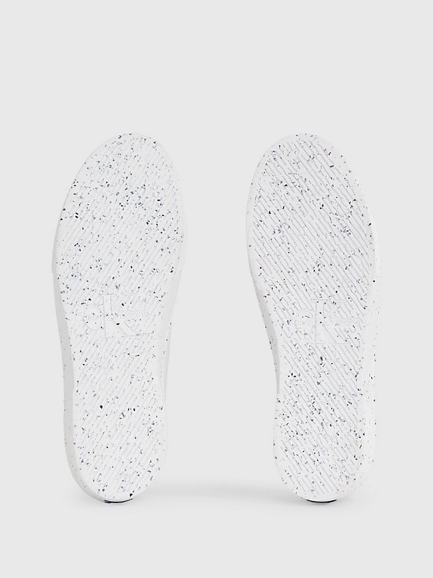 triple white plateau-sneakers für damen - calvin klein jeans