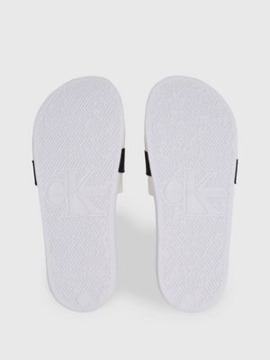 Calvin klein viggo logo deals sliders in black