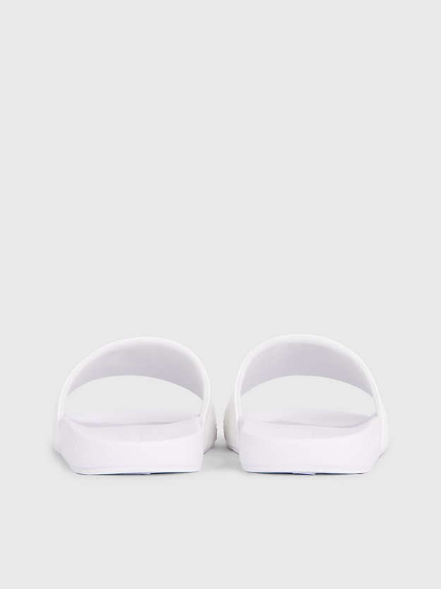 BRIGHT WHITE Recycelte Slippers mit Logo für Damen CALVIN KLEIN JEANS