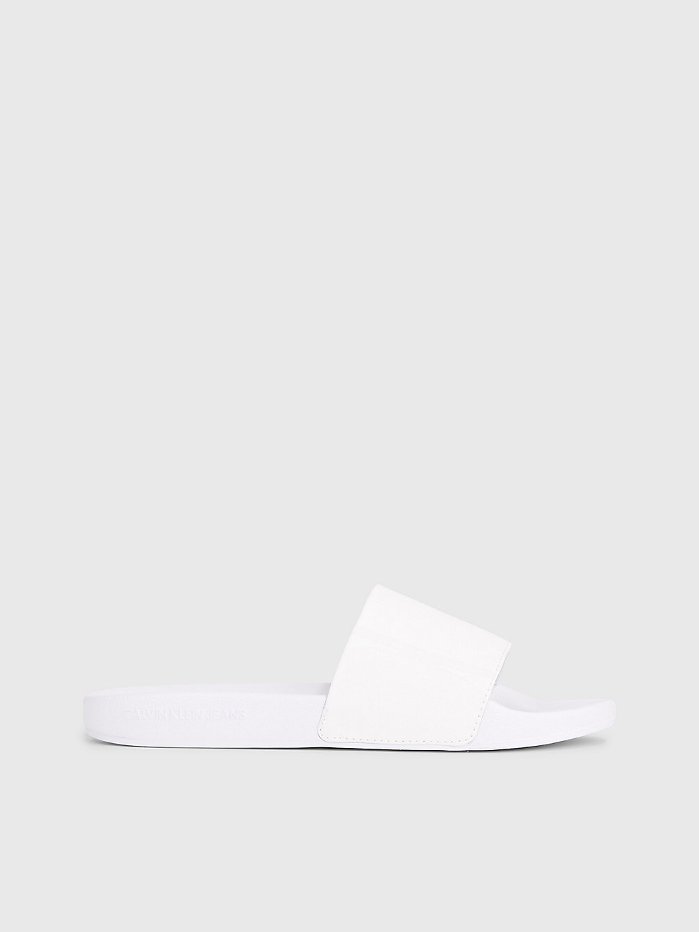 BRIGHT WHITE Recycled Logo Sliders undefined women Calvin Klein