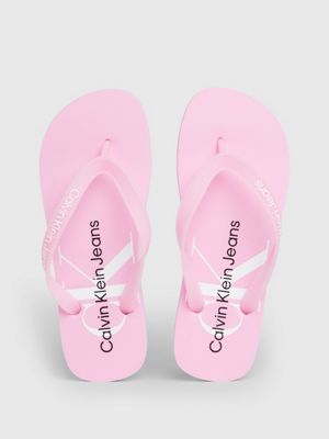 Calvin klein slippers online roze