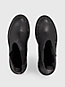 triple black faux leather chelsea boots for women calvin klein jeans