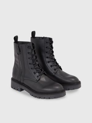 Calvin klein outlet fara leather booties