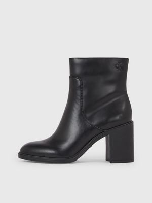 Leather Heeled Ankle Boots Calvin Klein® | YW0YW012590GT