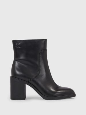 Leather Heeled Ankle Boots Calvin Klein® | YW0YW012590GT