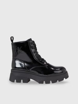 Bottes en cuir avec semelle compens e Calvin Klein YW0YW012650GT