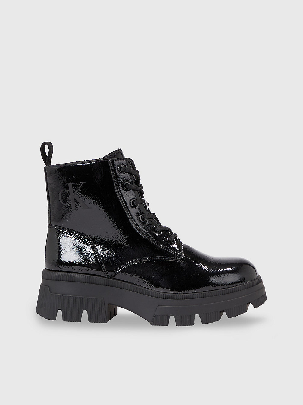 TRIPLE BLACK Kunstleder-Boots Mit Plateau-Sohle undefined Damen Calvin Klein