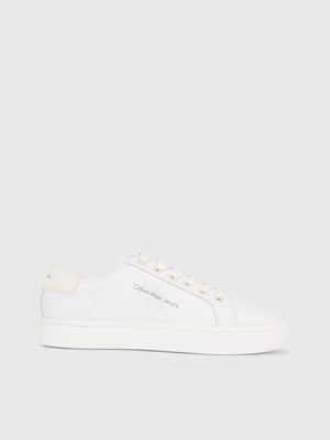 Calvin klein witte outlet sneakers